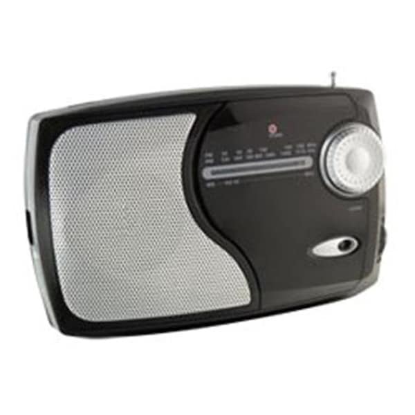 Gpx Weather X Wr282B Black Radio Am-Fm-Weatherband Carry Handle WR282B - main